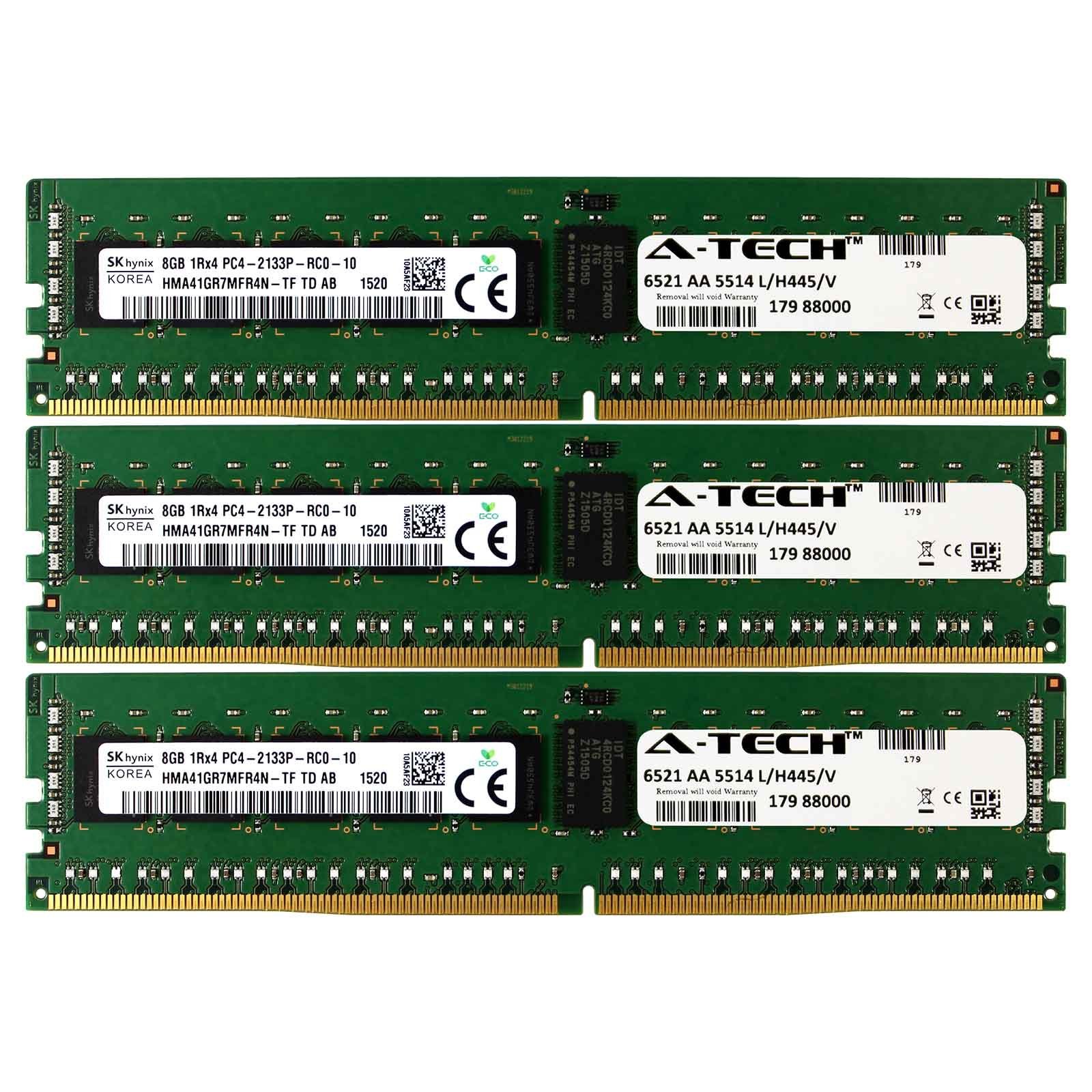 A-Tech Hynix IC DDR4 24GB Kit 3X 8GB 1Rx4 PC4-17000 2133MHz for